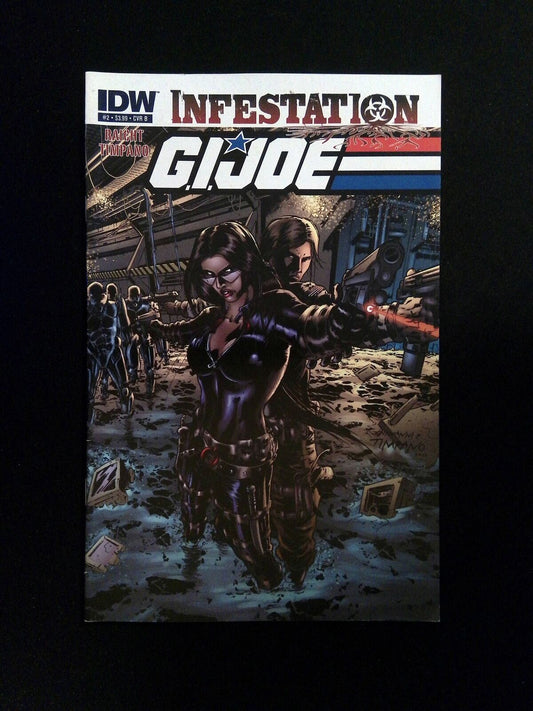 GI Joe Infestation #2B  IDW Comics 2011 VF+  TIMPANO VARIANT