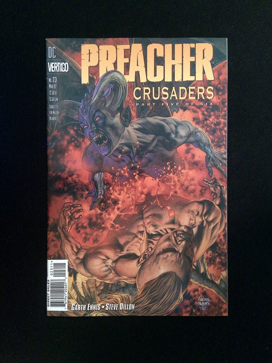 Preacher #23P  DC/VERTIGO Comics 1997 VF+  FABRY VARIANT