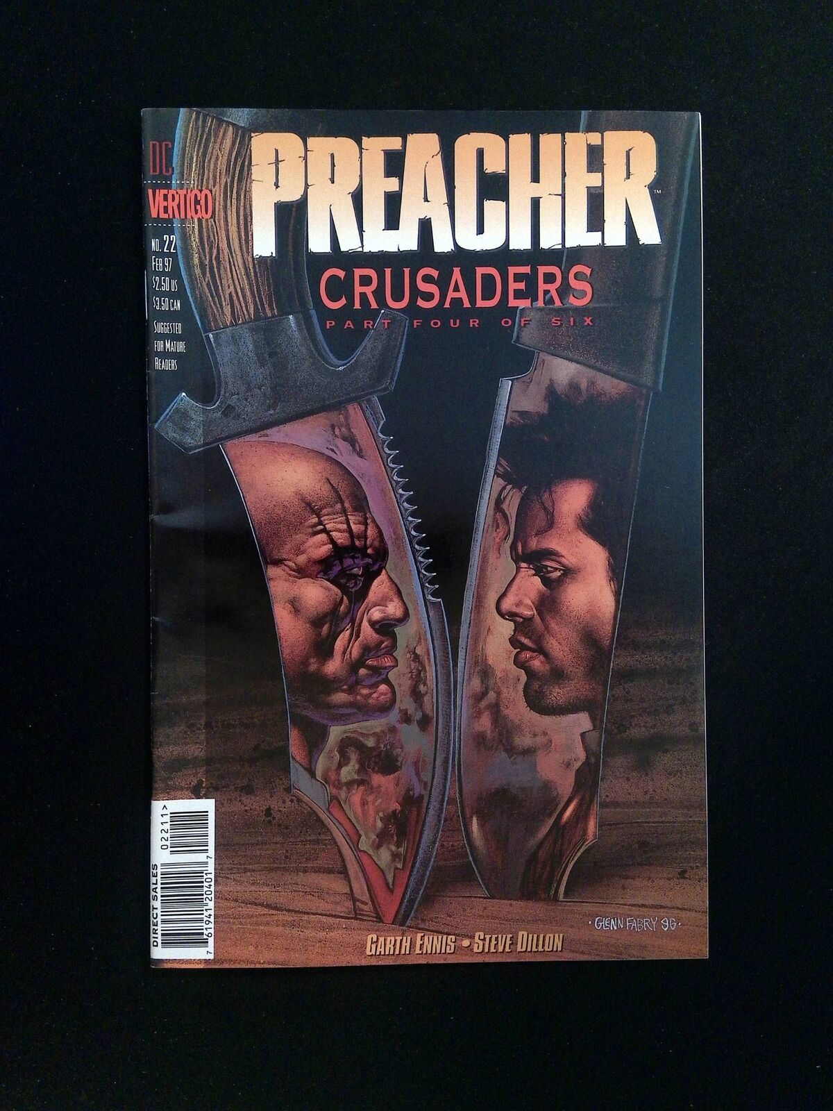 Preacher #22  DC/VERTIGO Comics 1997 VF+