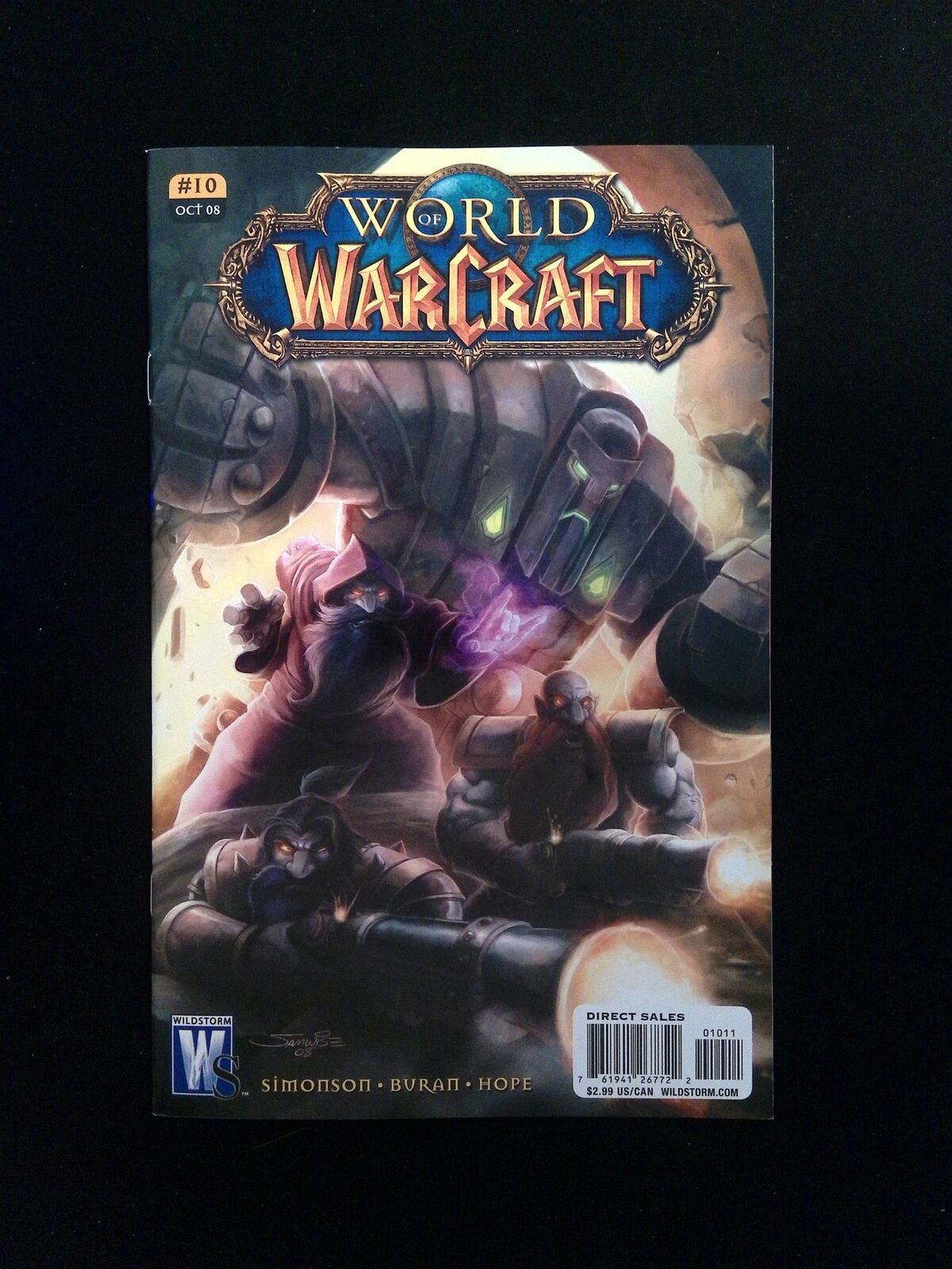 World Of Warcraft #10B  DC/WILDSTORM Comics 2008 VF+  Lullabi Variant