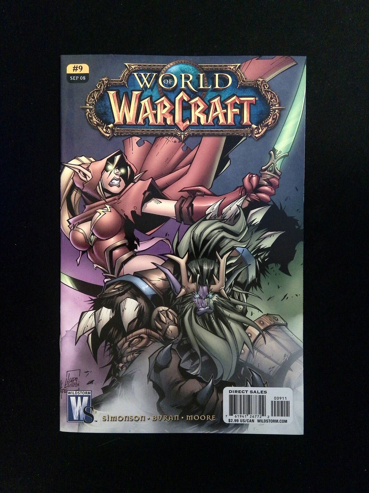 World Of Warcraft #9B  DC/WILDSTORM Comics 2008 VF/NM  Lullabi Variant