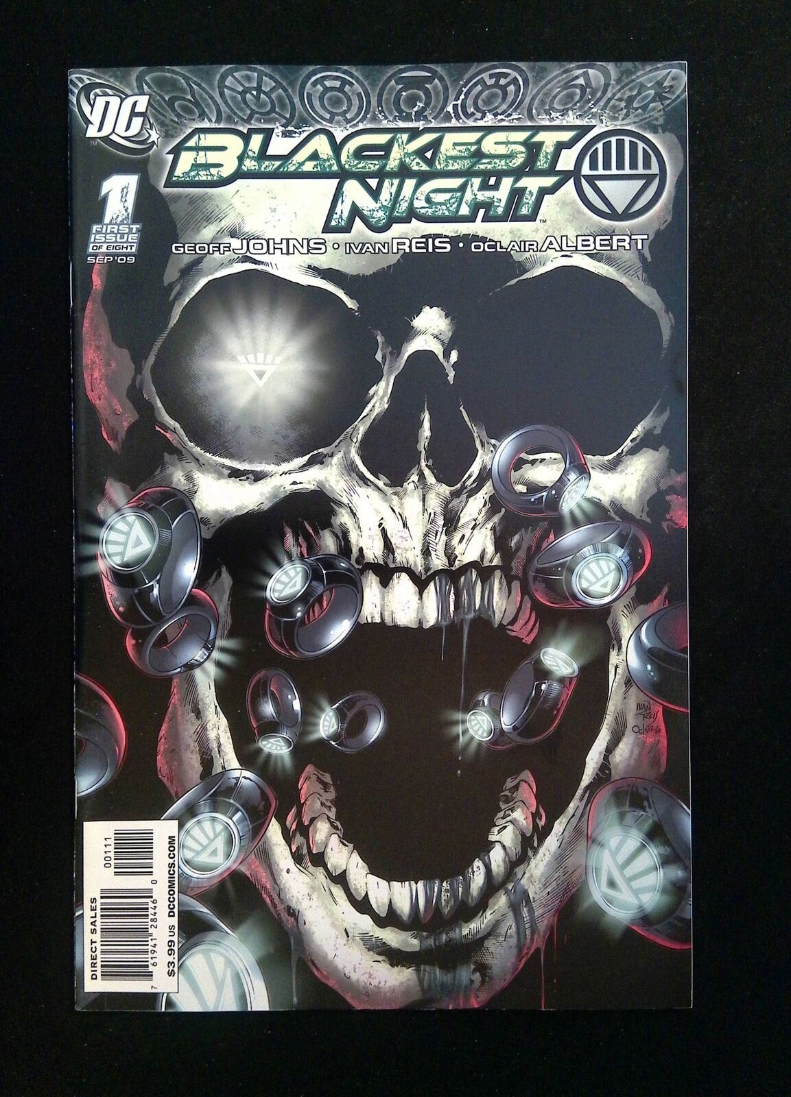 Blackest Night #1  DC Comics 2009 VF/NM