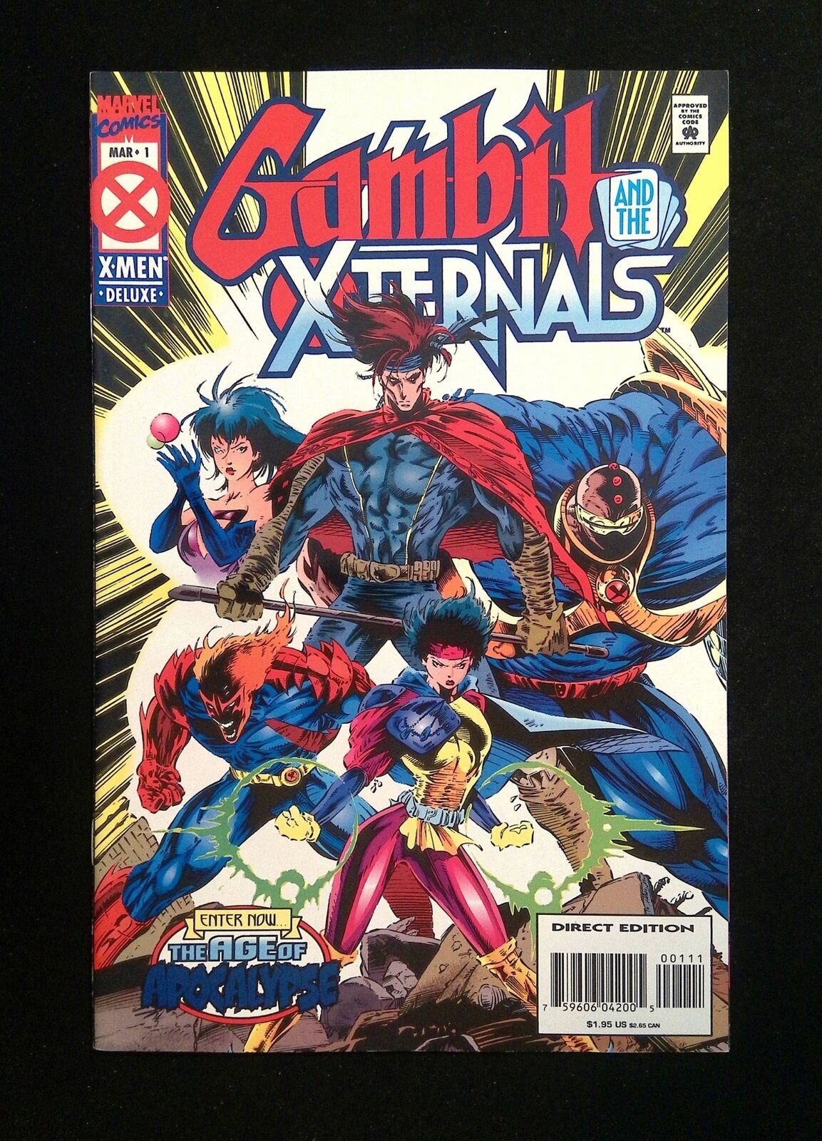 Gambit And The X-Ternals #1  MARVEL Comics 1995 VF/NM