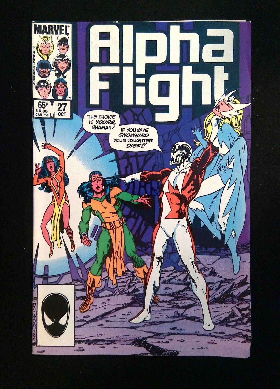 Alpha Flight #27  Marvel Comics 1985 VF