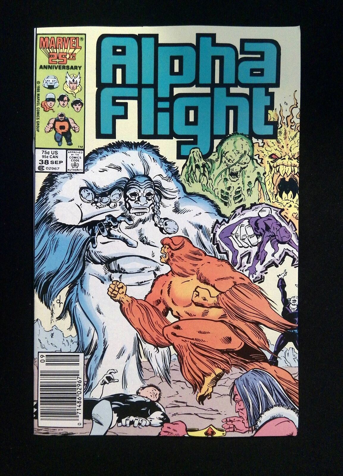 Alpha Flight #38  Marvel Comics 1986 VF+ Newsstand