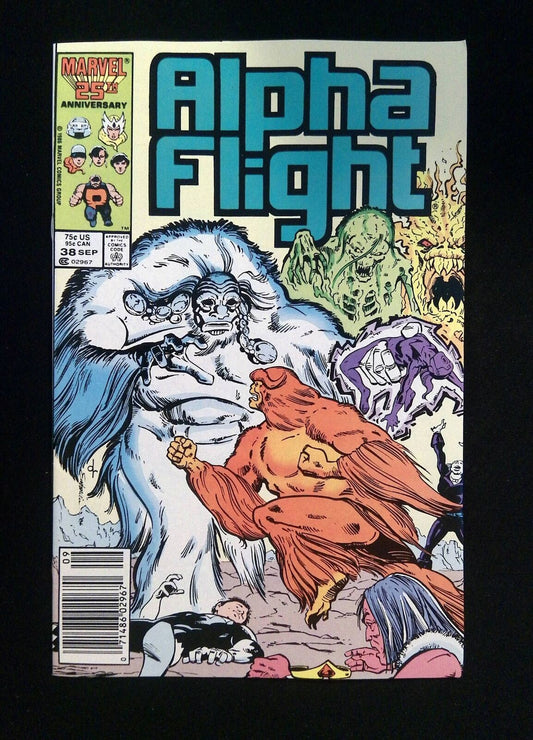 Alpha Flight #38  Marvel Comics 1986 VF+ Newsstand