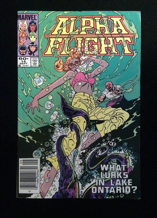 Alpha Flight #14  Marvel Comics 1984 VF Newsstand