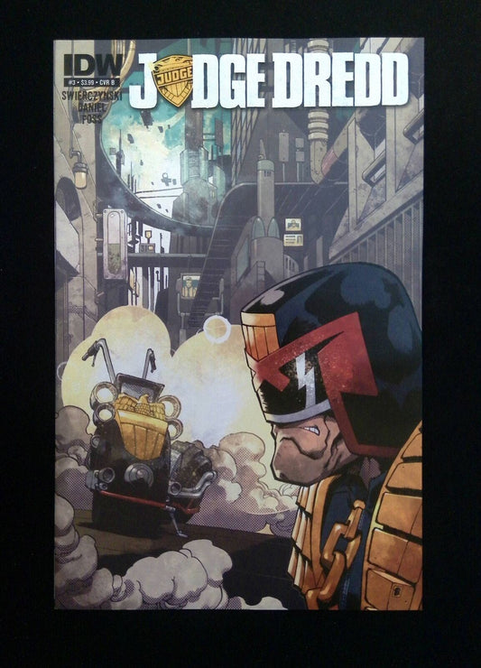 Judge Dredd #3B  IDW Comics 2013 VF/NM  DANIEL SWERCZYNSKI VARIANT