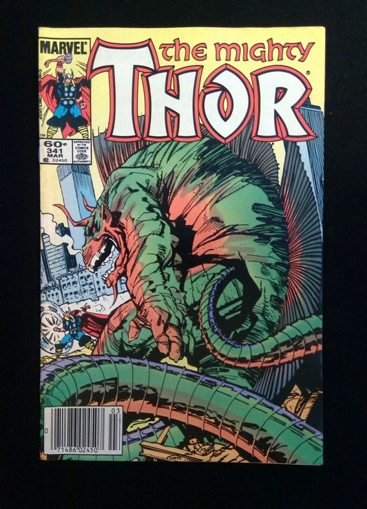 Thor #341  MARVEL Comics 1984 VF- NEWSSTAND