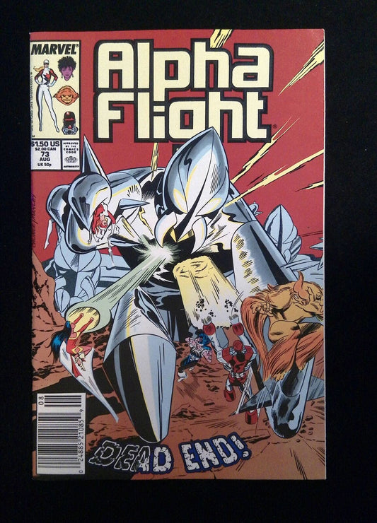 Alpha Flight #73  Marvel Comics 1989 NM- Newsstand