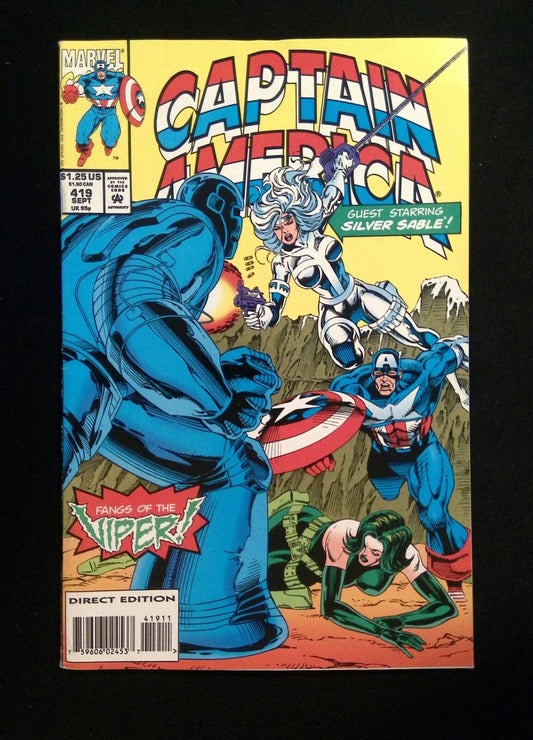 Captain America #419  MARVEL Comics 1993 VF