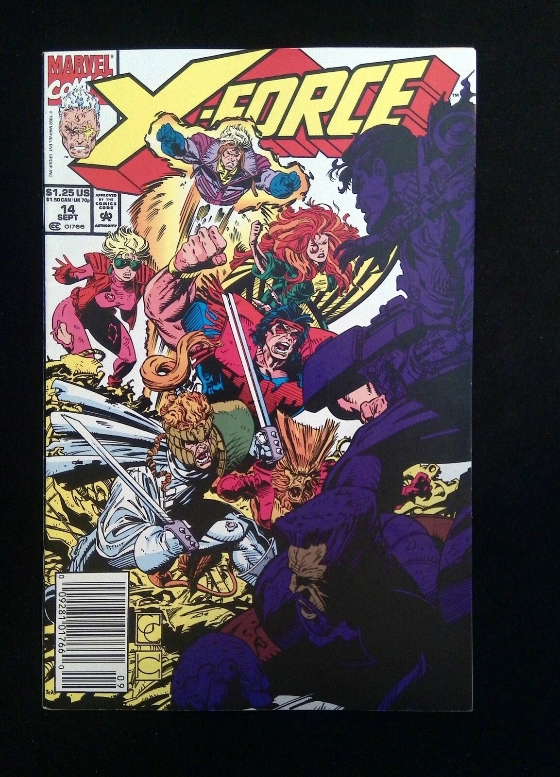 X-Force #14  MARVEL Comics 1992 VF+ NEWSSTAND