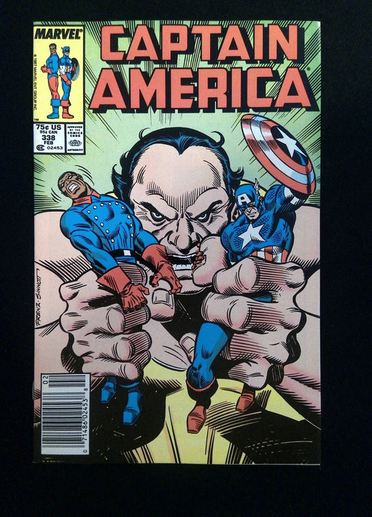 Captain America #338  MARVEL Comics 1988 VF/NM NEWSSTAND