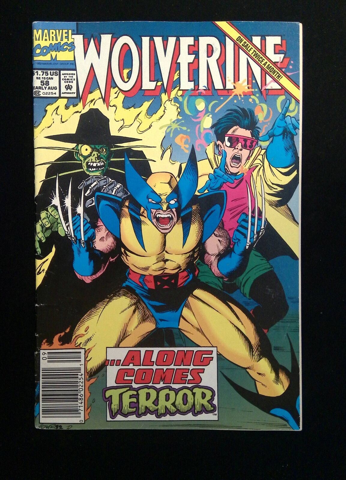 Wolverine #58  MARVEL Comics 1992 FN NEWSSTAND