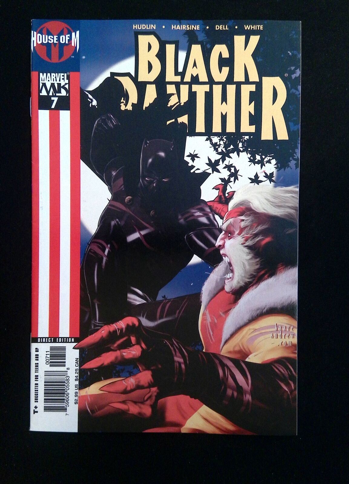 Black Panther #7 (3RD SEIRES) MARVEL Comics 2005 VF+