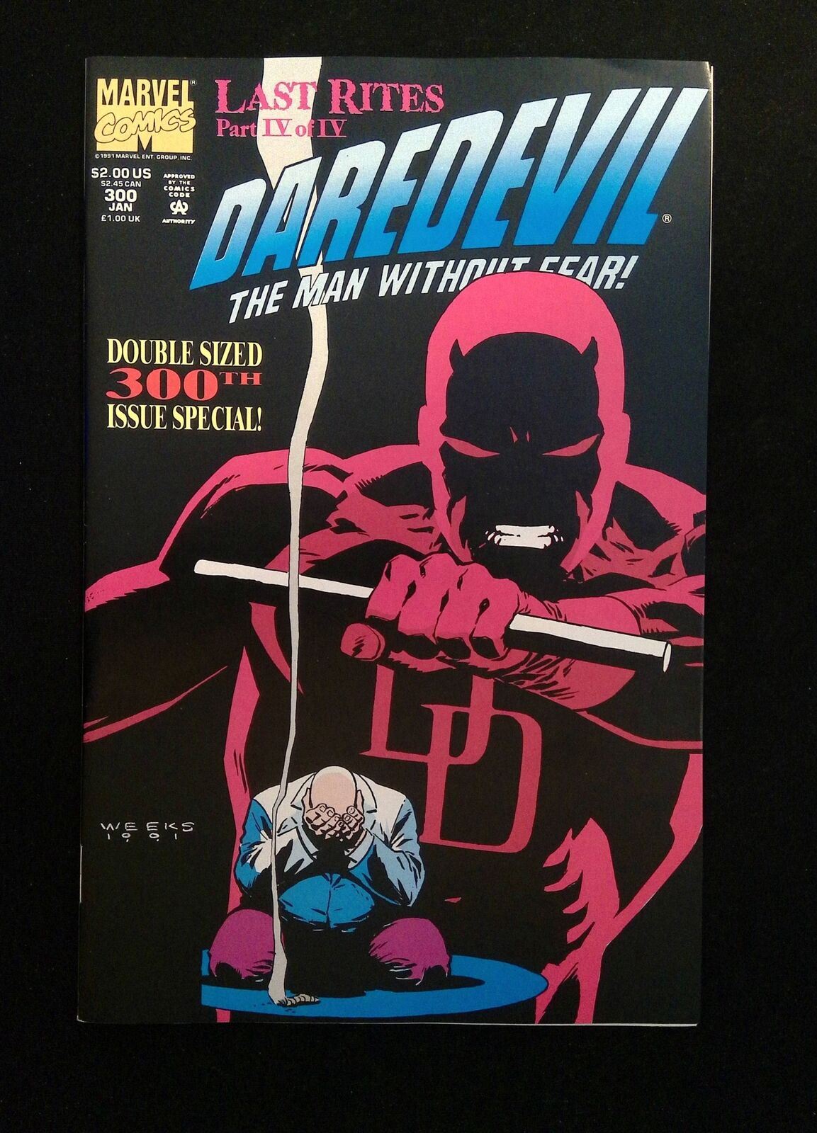 Daredevil #300  Marvel Comics 1992 VF+