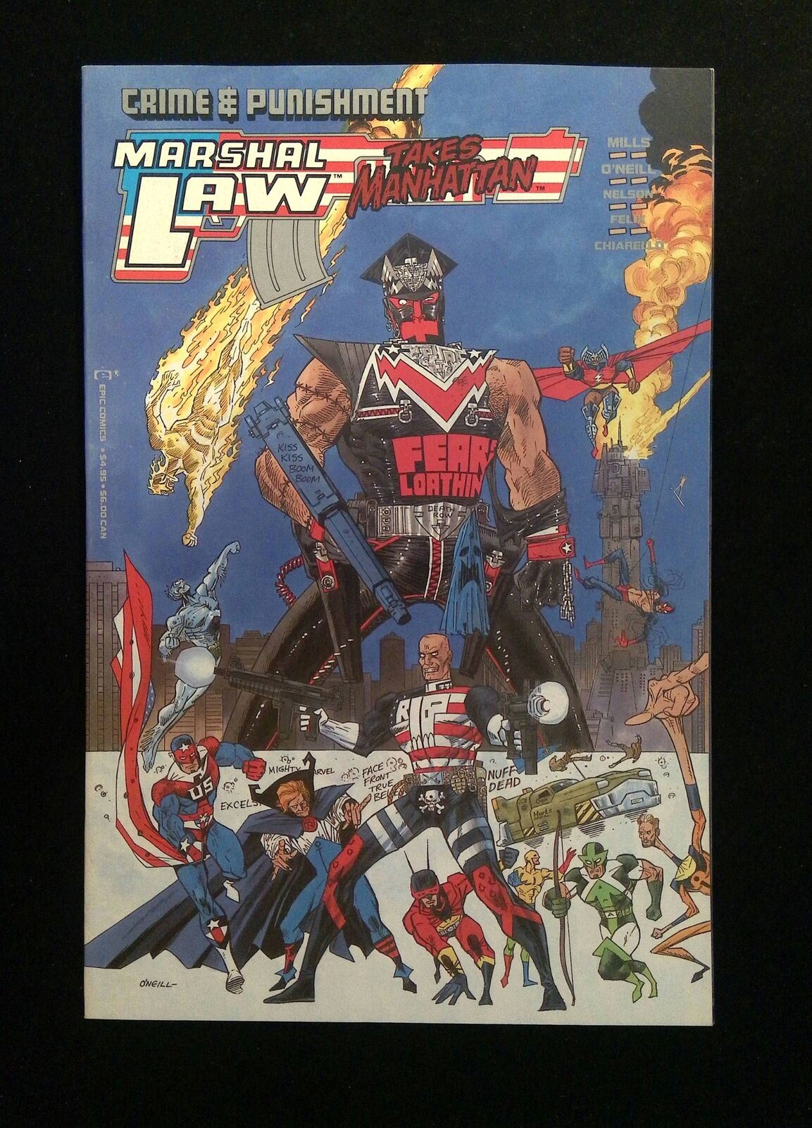 Crime And Punishment Marshal Law Takes Manhattan #1  Marvel Comics 1989 VF+