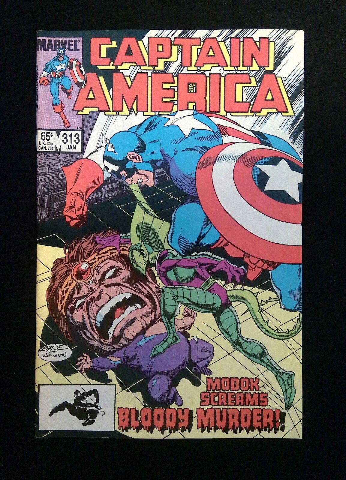 Captain America #313  Marvel Comics 1986 VF+