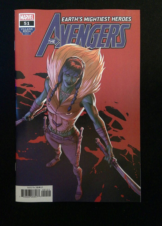 Avengers #51B (8TH SERIES) MARVEL Comics 2022 VF/NM  WOODS VARIANT