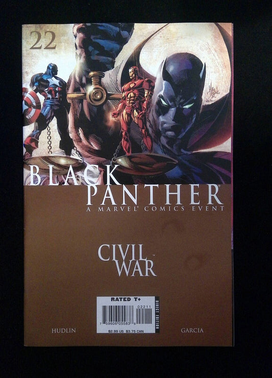 Black Panther #22 (3RD SERIES) MARVEL Comics 2007 VF+