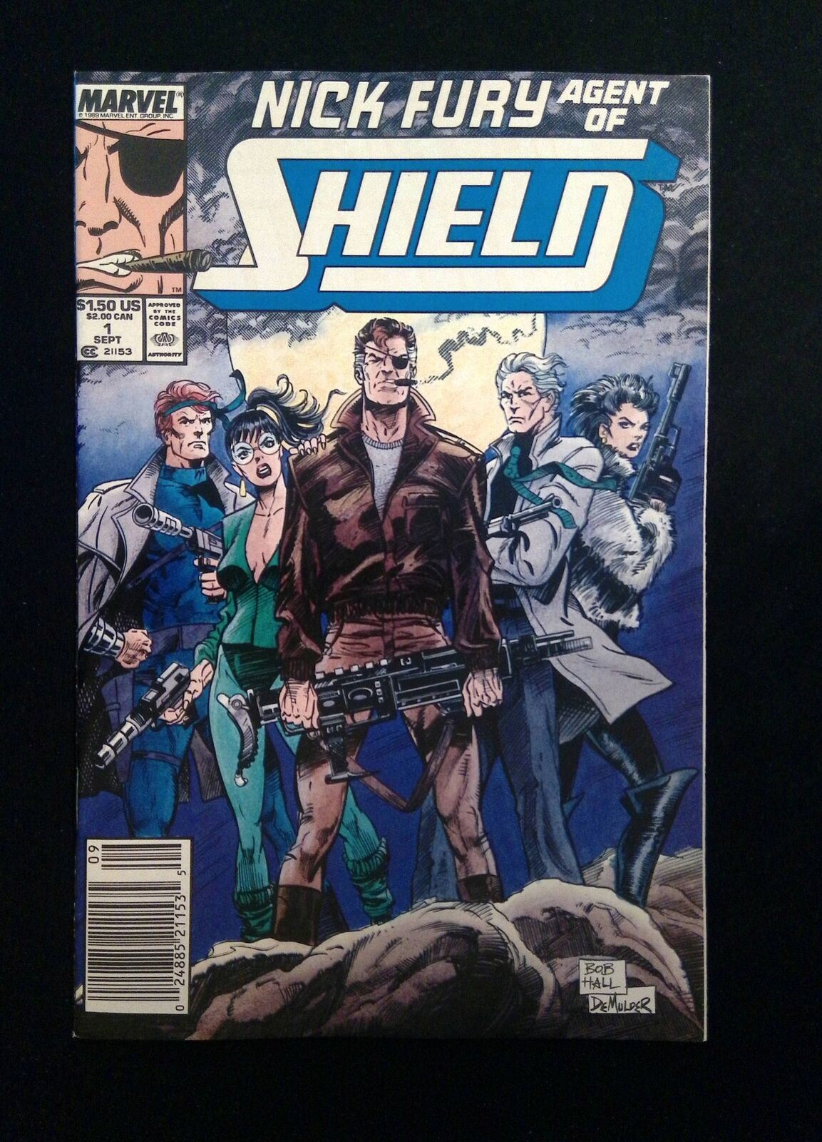 Nick Fury Agents of SHIELD #1 (3RD SERIES) MARVEL Comics 1989 VF+ NEWSSTAND