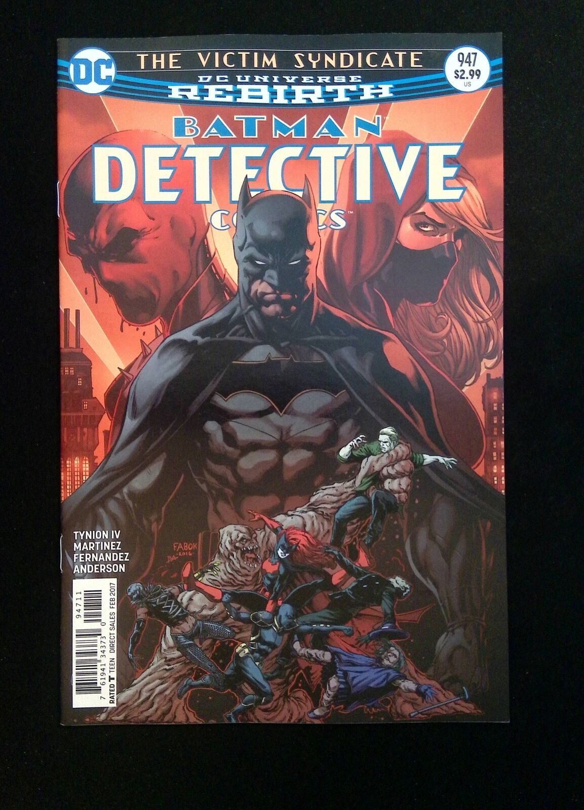 Detective Comics #947 (3RD SERIES) DC Comics 2017 VF/NM