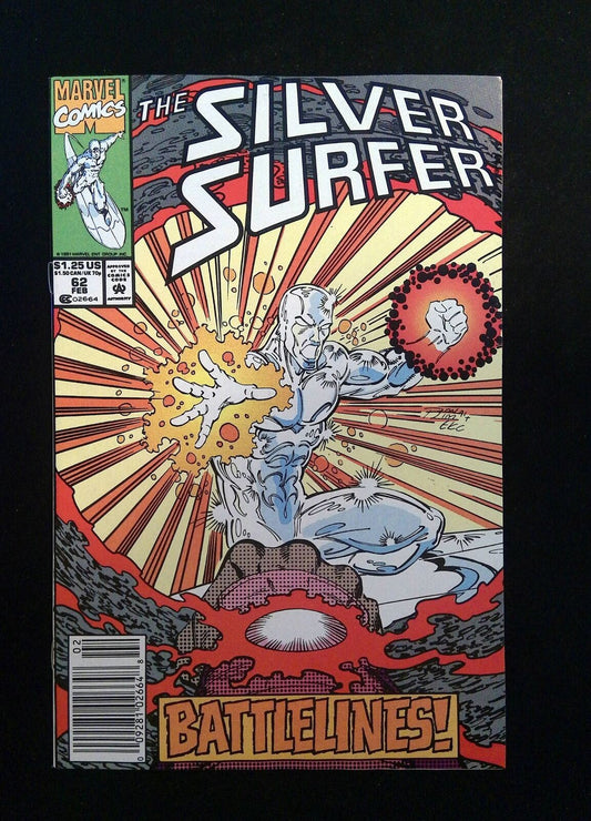 Silver Surfer #62 (2nd Series) Marvel Comics 1992 VF/NM Newsstand