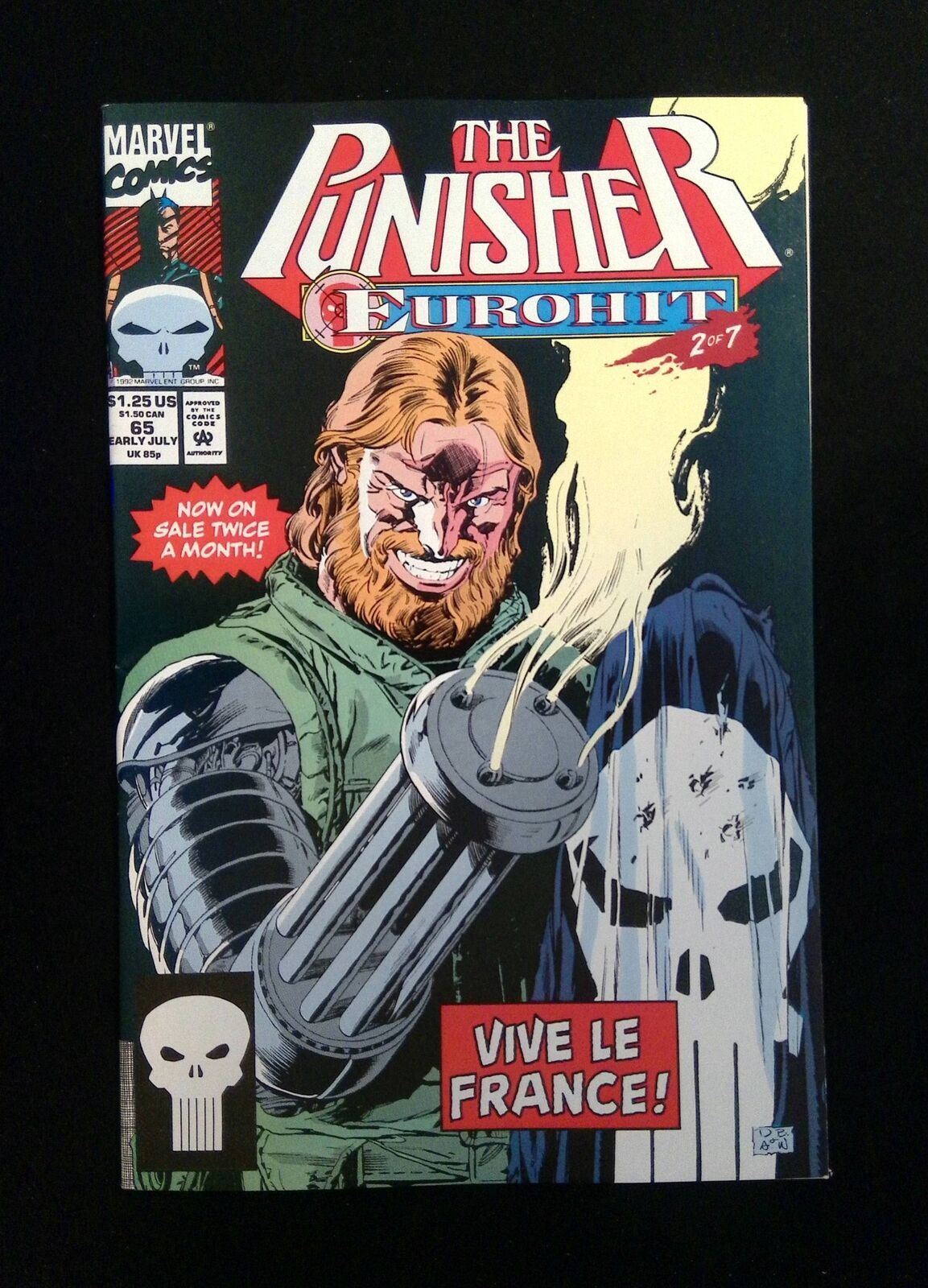 Punisher #65 (2ND SERIES) MARVEL Comics 1992 VF/NM