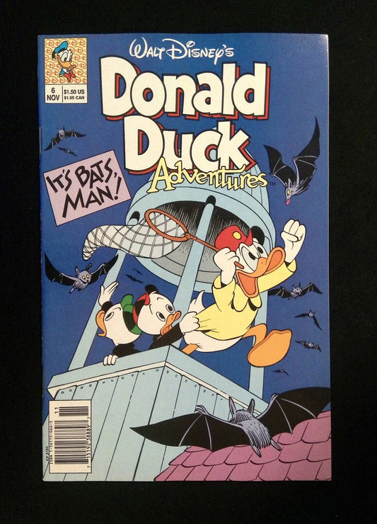 Donald Duck Adventures #6  WALT DISNEY Comics 1990 NM- Newsstand