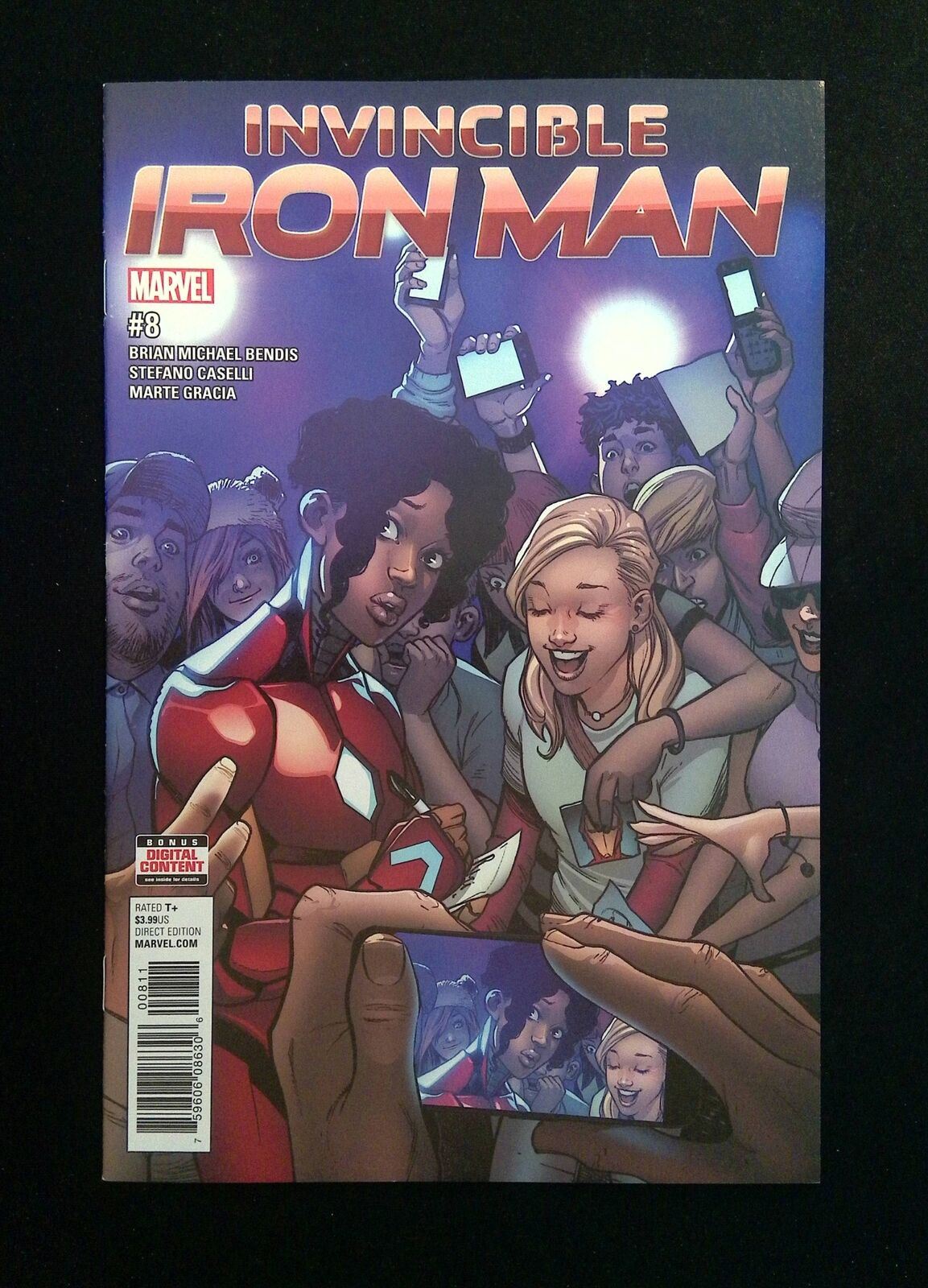 Invincible Iron Man #8 (3RD SERIES) MARVEL Comics 2017 NM-