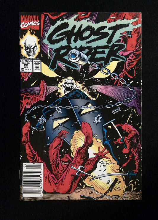 Ghost Rider #22 (2ND SERIES) MARVEL Comics 1992 VF/NM NEWSSTAND