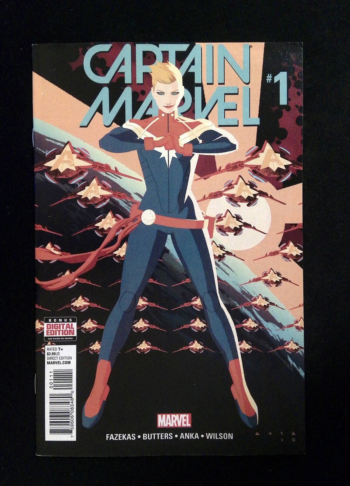 Captain Marvel #1H (9TH SERIES) MARVEL Comics 2016 NM-  KRIS ANKA VARIANT