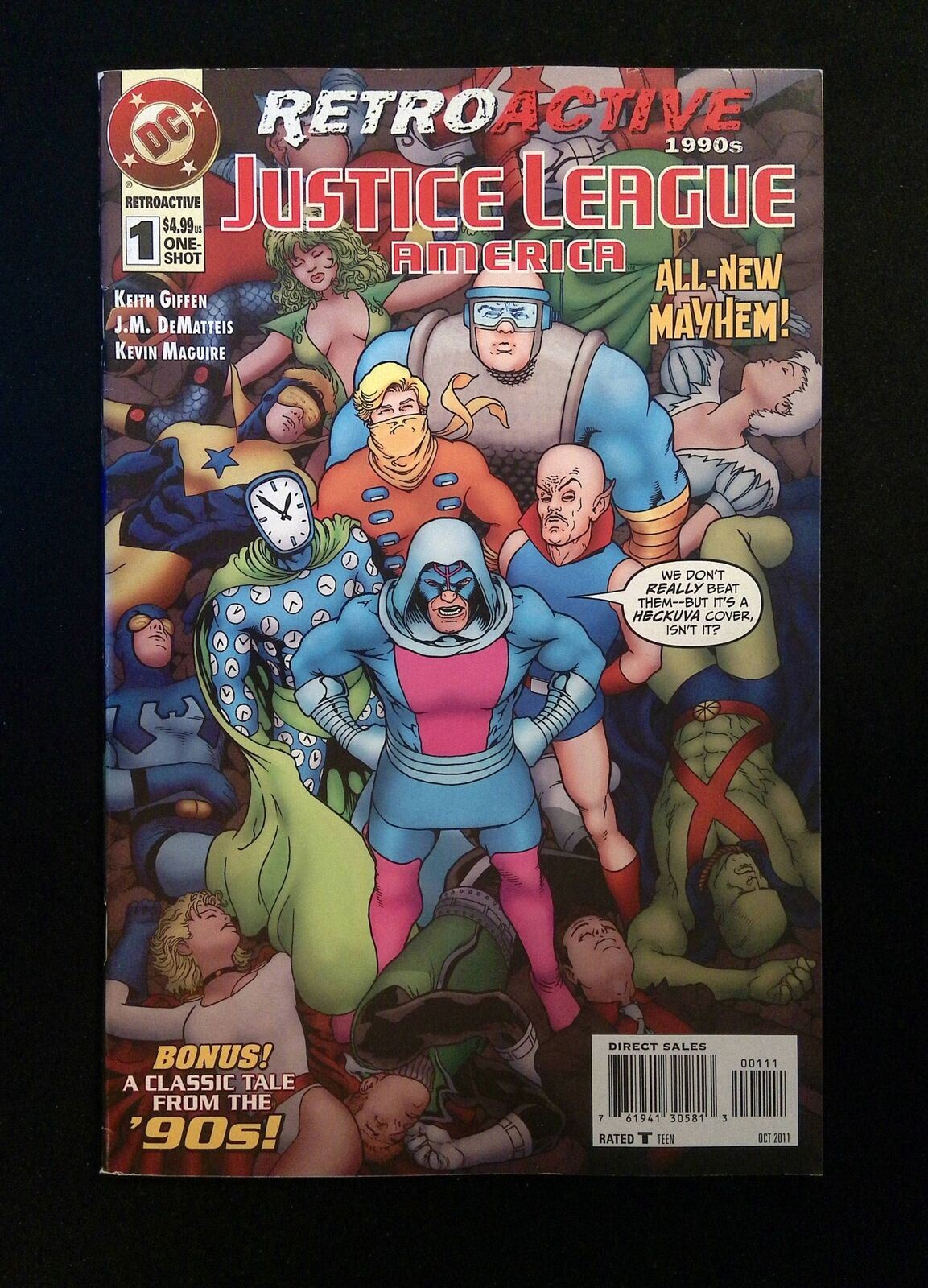 DC Retroactive Justice  League America The 90s #1  DC Comics 2011 VF