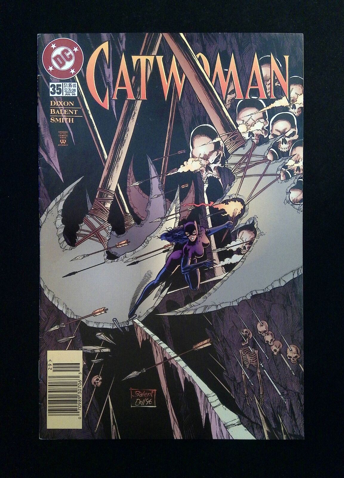 Catwoman #35 (2ND SERIES) DC Comics 1996 VF NEWSSTAND