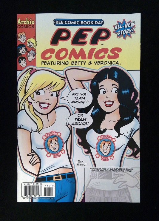 Pep Comics #0  Archie Comics 2011 VF+  FCBD