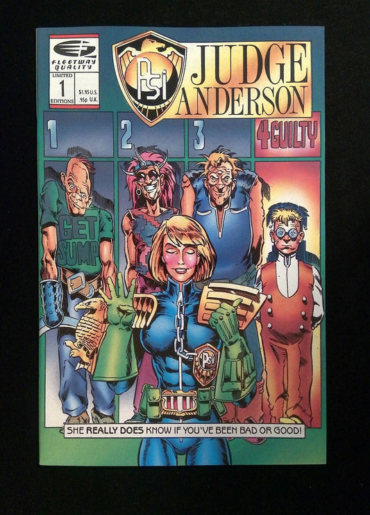 PSI-Judge Anderson #1  Fleetway Comics 1990 VF/NM