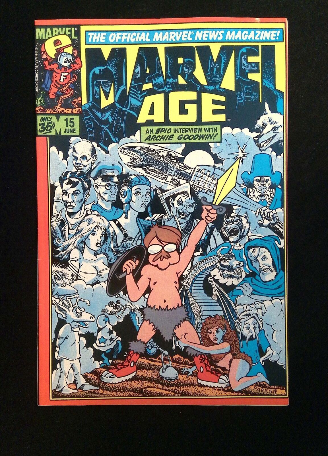 Marvel Age #15  Marvel Comics 1984 VF+