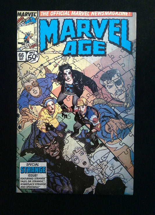 Marvel Age #66  Marvel Comics 1988 VF-