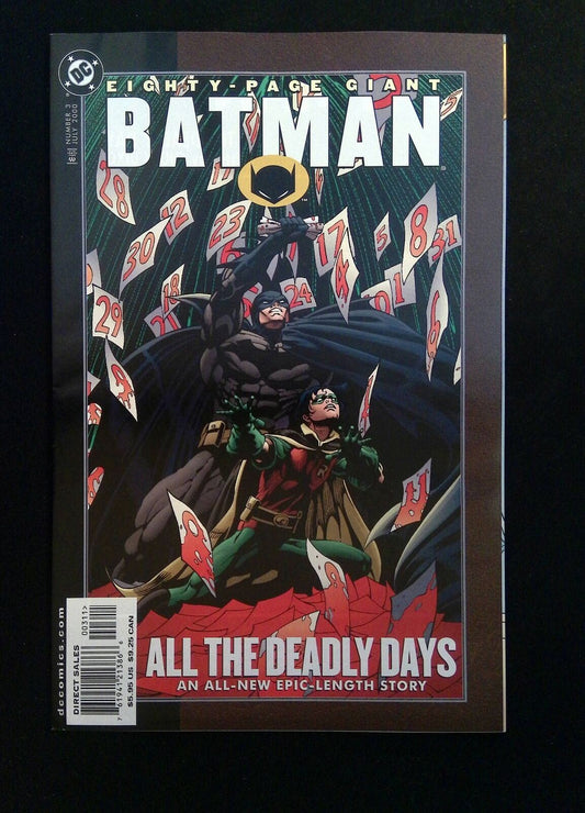 Batman All The Deadly Days #3  DC Comics 2000 NM-