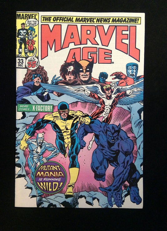 Marvel Age #33  Marvel Comics 1985 VF+