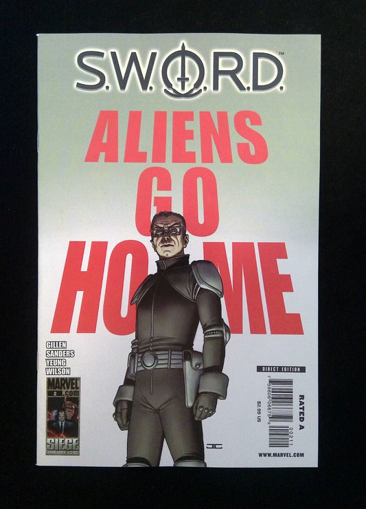 SWORD #2  Marvel Comics 2010 NM-