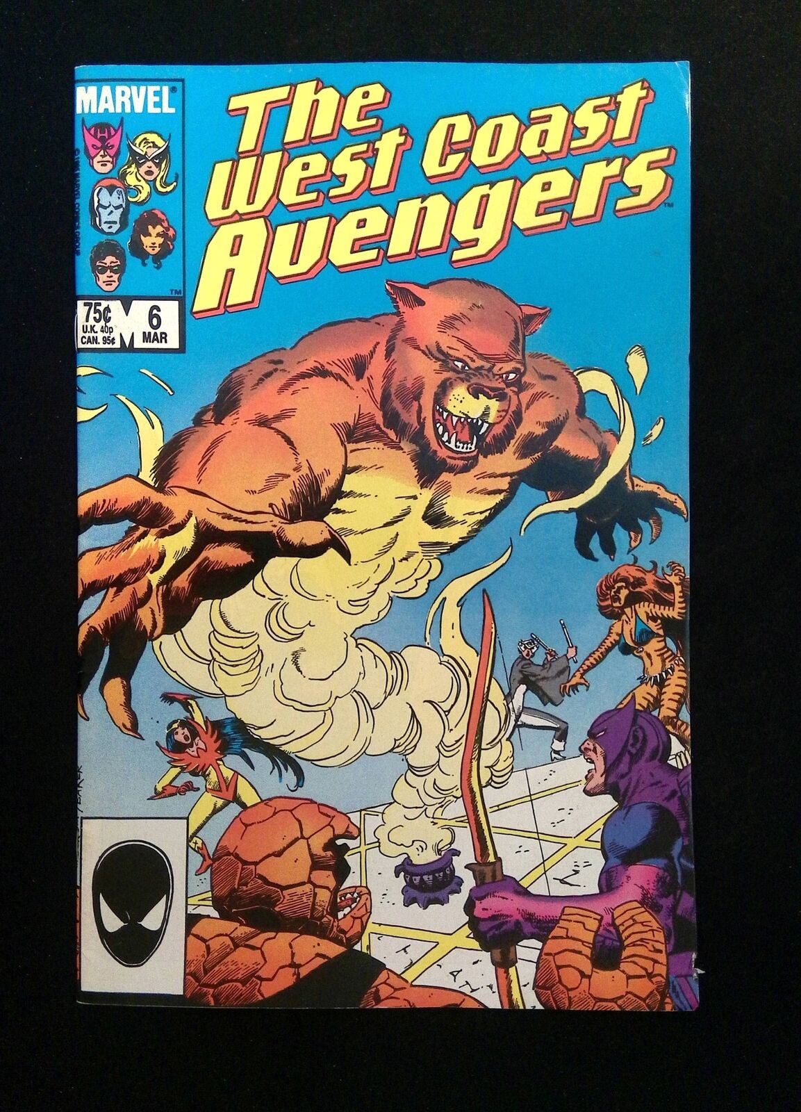 Avengers West Coast #6  Marvel Comics 1986 VF-