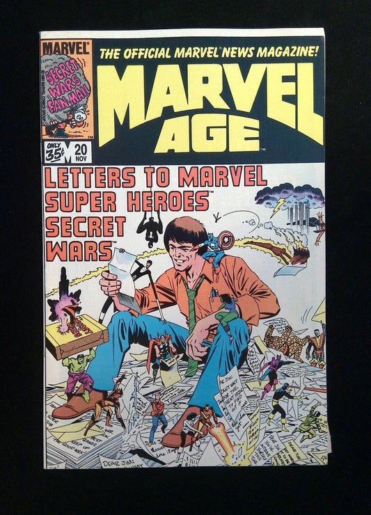 Marvel Age #20  Marvel Comics 1984 VF+