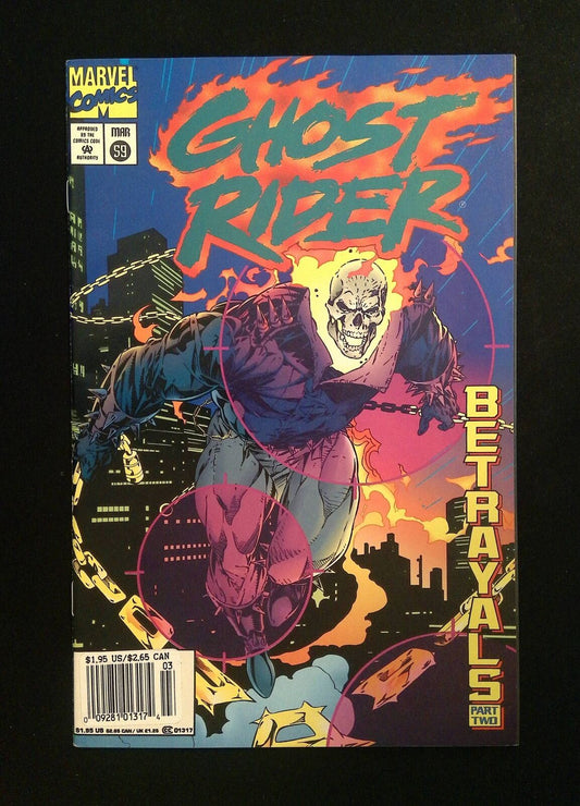 Ghost Rider #59 (2ND SERIES) MARVEL Comics 1995 VF+ NEWSSTAND