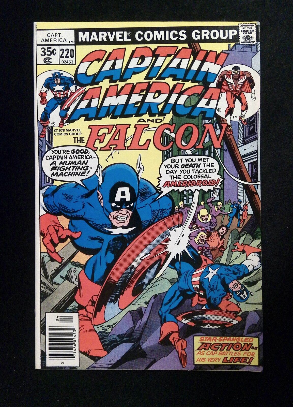 Captain America #220  Marvel Comics 1978 VF Newsstand