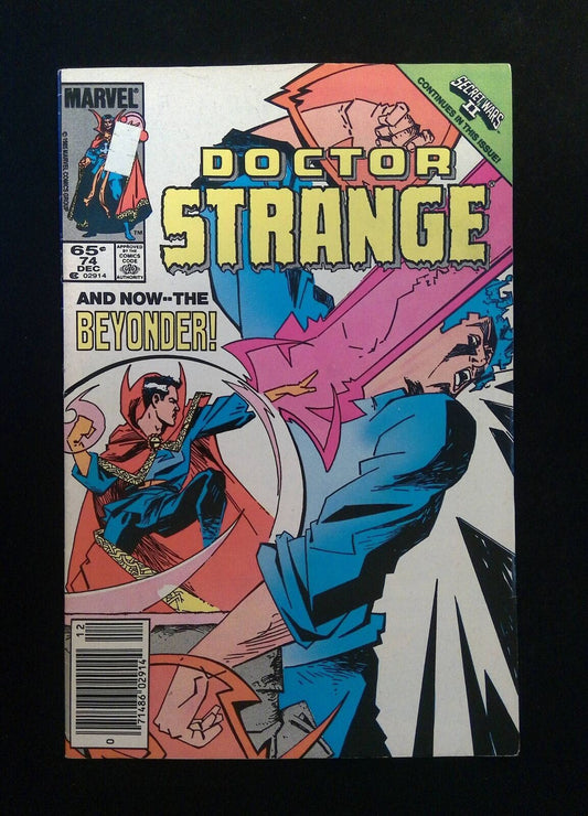 Doctor Strange #74 (2ND SERIES) MARVEL Comics 1985 VF- NEWSSTAND