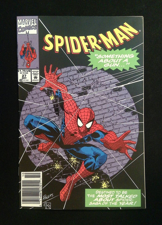 Spider-Man #27  MARVEL Comics 1992 VF+ NEWSSTAND