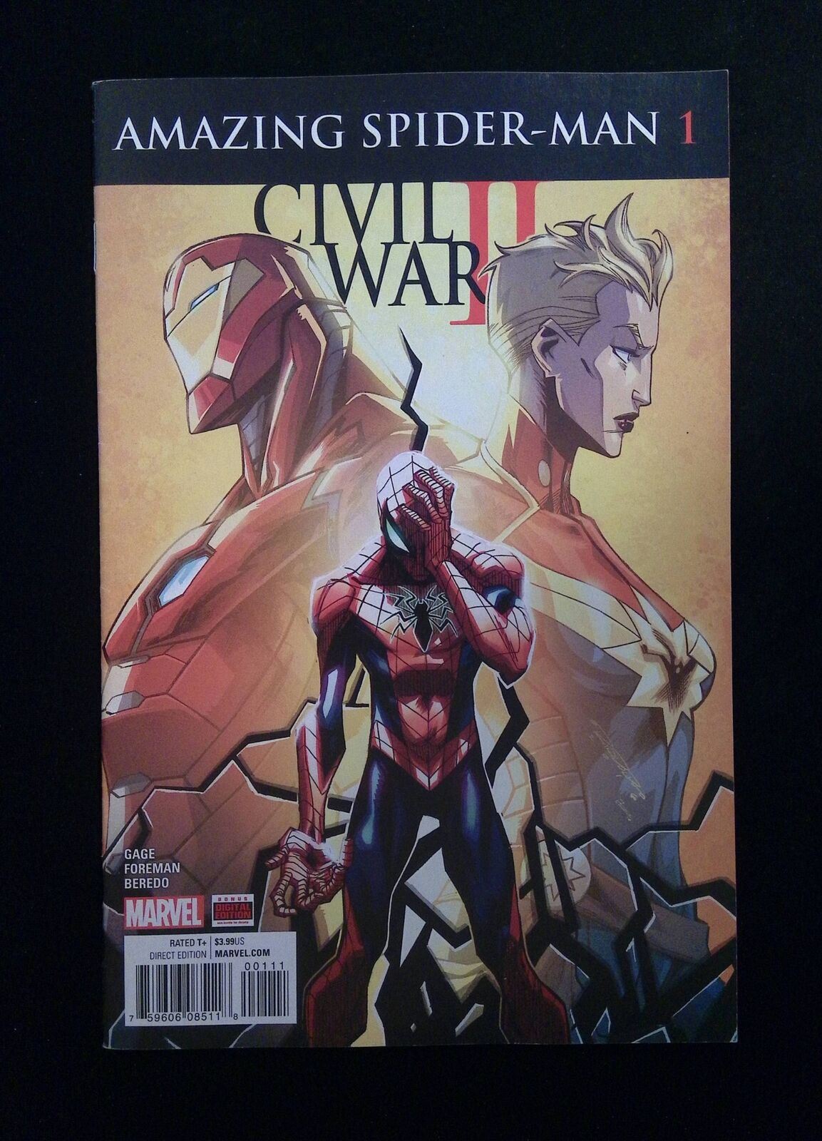 Civil War II Amazing Spider-Man #1  MARVEL Comics 2016 VF