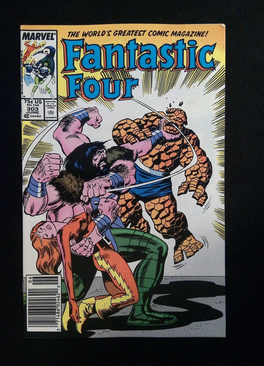 Fantastic Four #303  MARVEL Comics 1987 VF+ NEWSSTAND