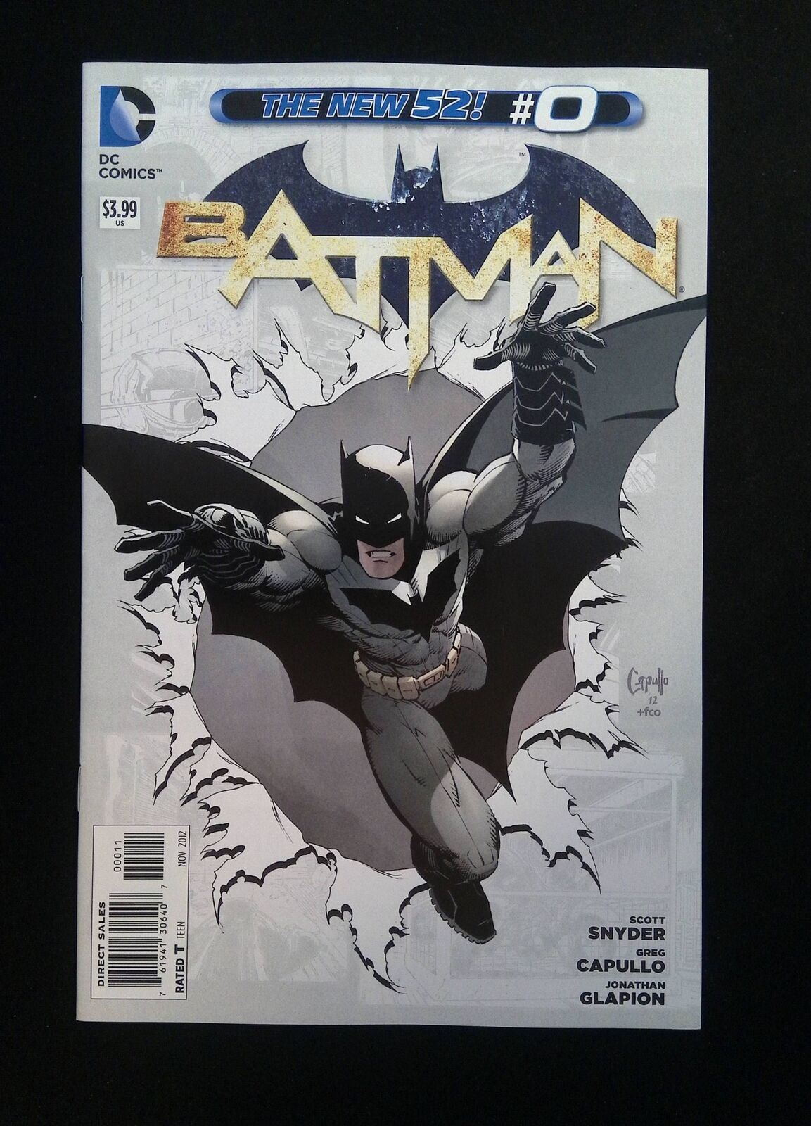 Batman #0 (2ND SERIES) DC Comics 2012 VF+